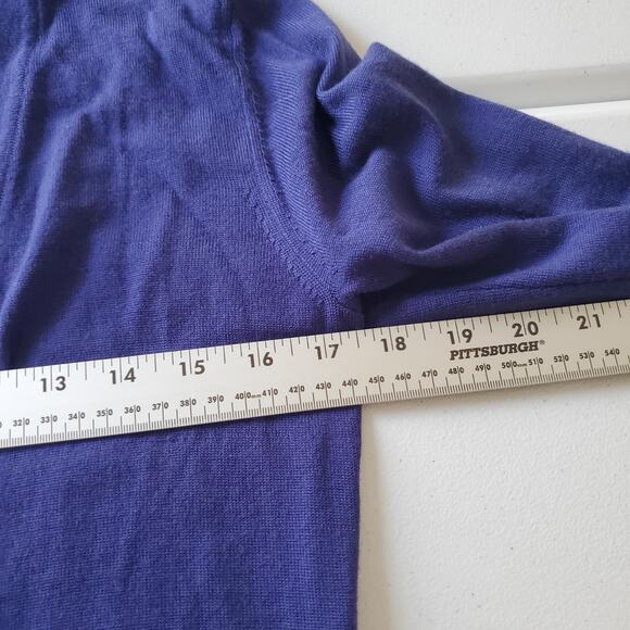 Tory Burch Sweater Womens Small Cardigan Wool Button Long Sleeve Logo Button - Picture 6 of 7